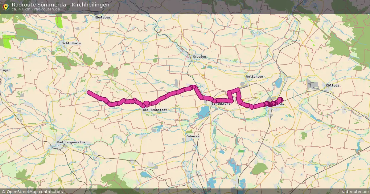 Radtour Sömmerda – Kirchheilingen