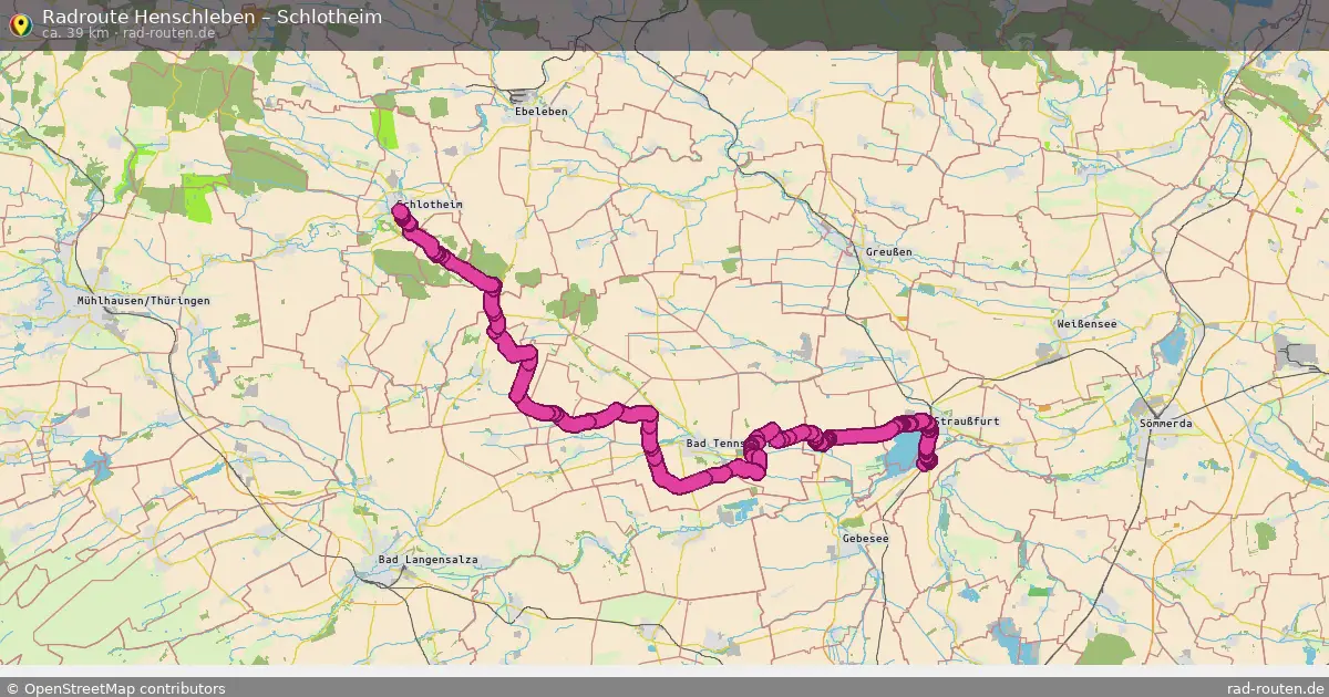 Radtour Henschleben – Schlotheim