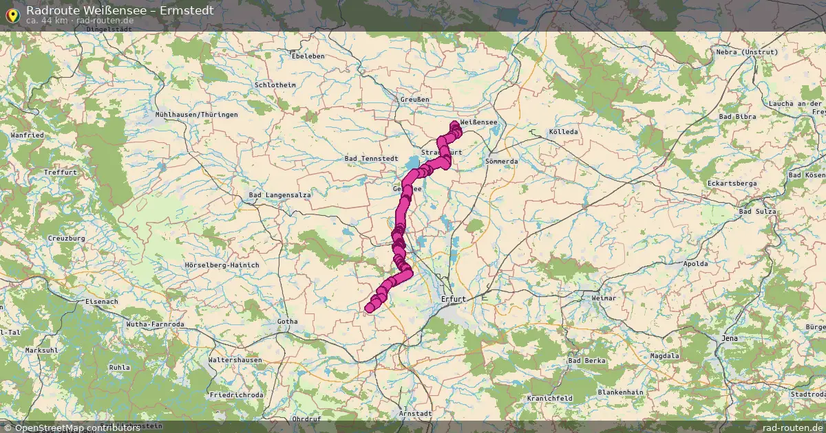 Radtour Weißensee – Ermstedt