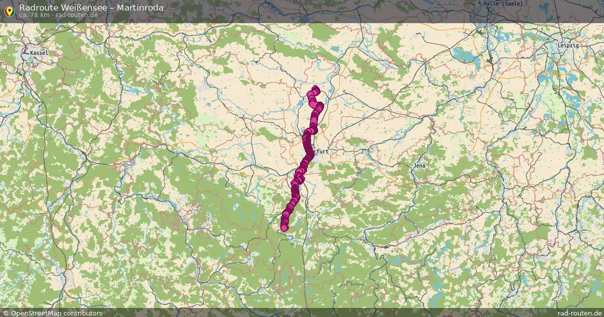 Radtour Weißensee – Martinroda