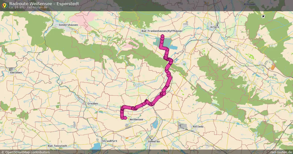 Radtour Weißensee – Esperstedt