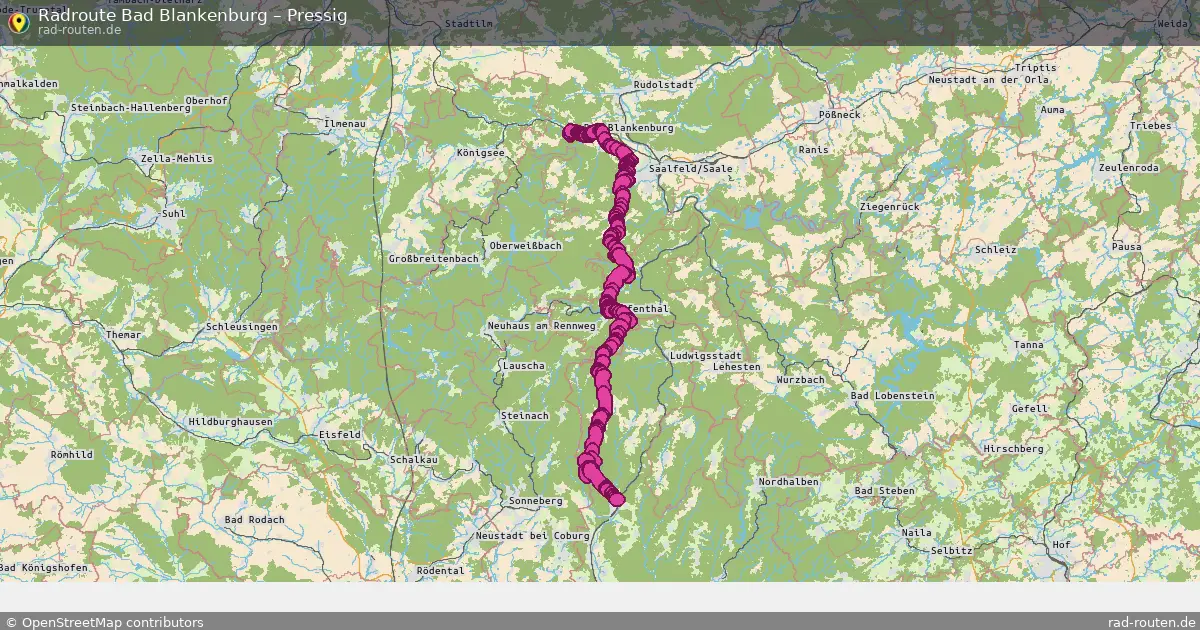 Radtour Bad Blankenburg – Pressig