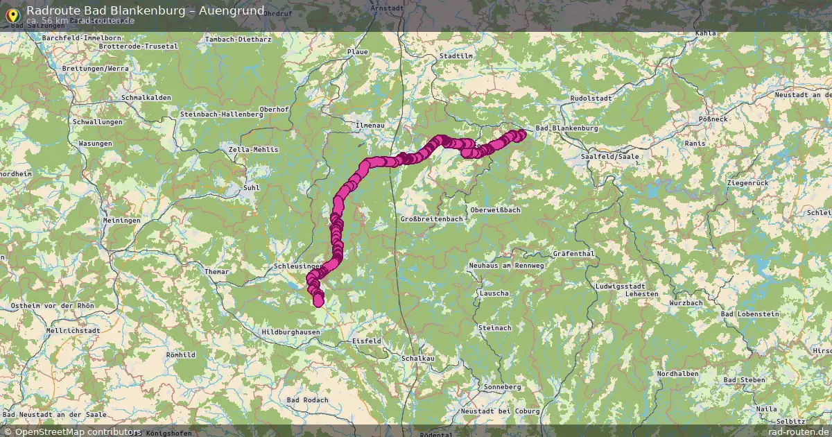 Radtour Bad Blankenburg – Auengrund