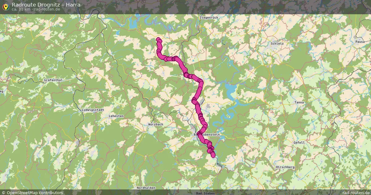 Radtour Drognitz – Harra
