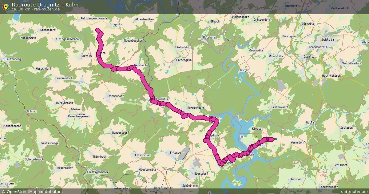 Radtour Drognitz – Kulm