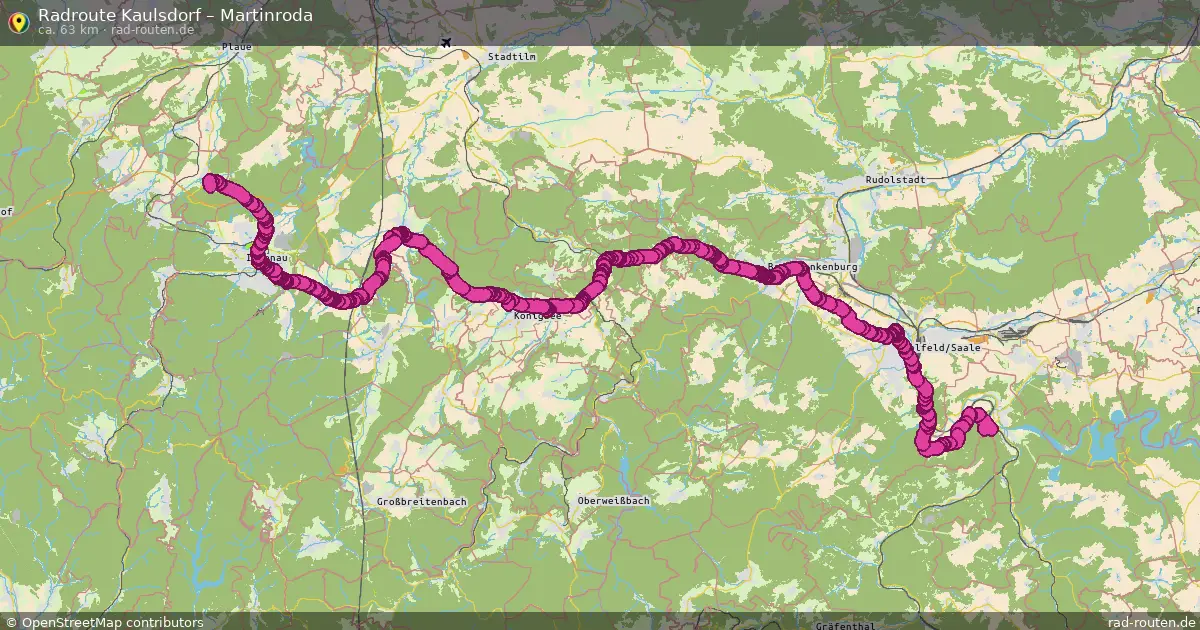 Radtour Kaulsdorf – Martinroda