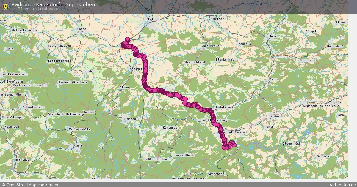 Radtour Kaulsdorf – Ingersleben