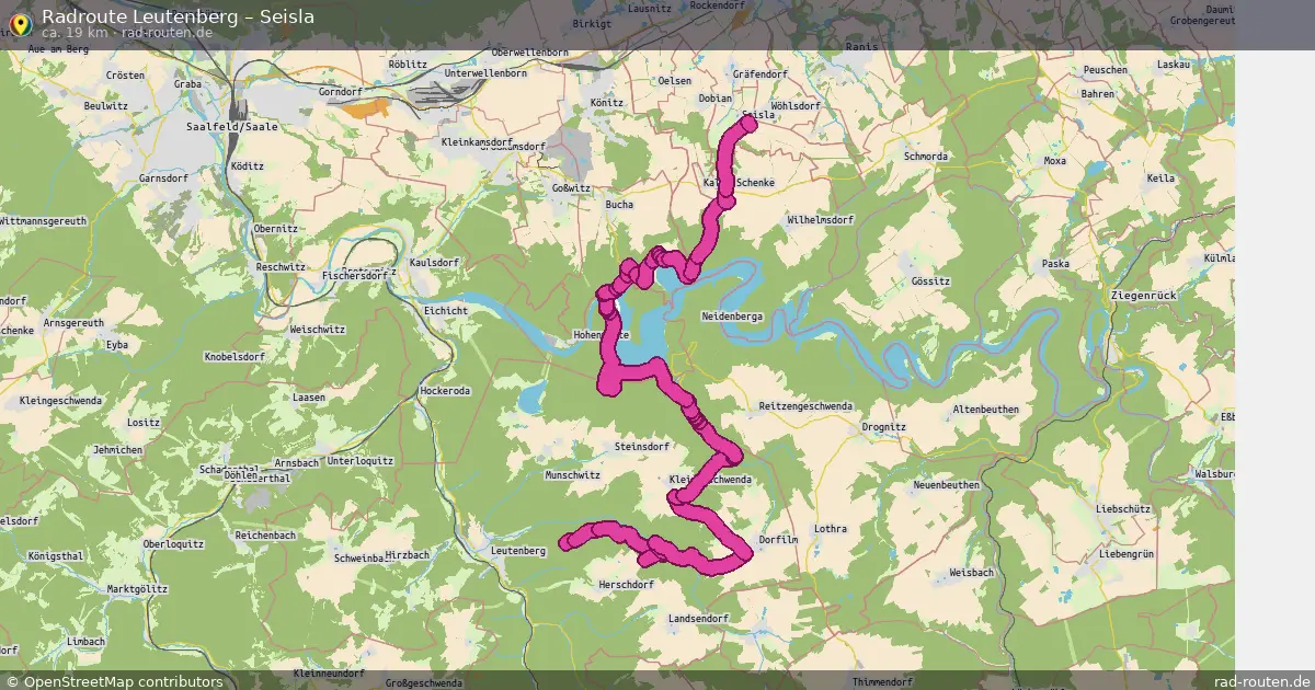 Fahrradroute Leutenberg – Seisla