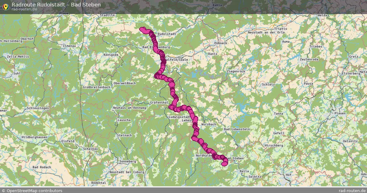 Radtour Rudolstadt – Bad Steben