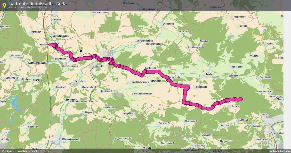 Radtour Rudolstadt – Roda