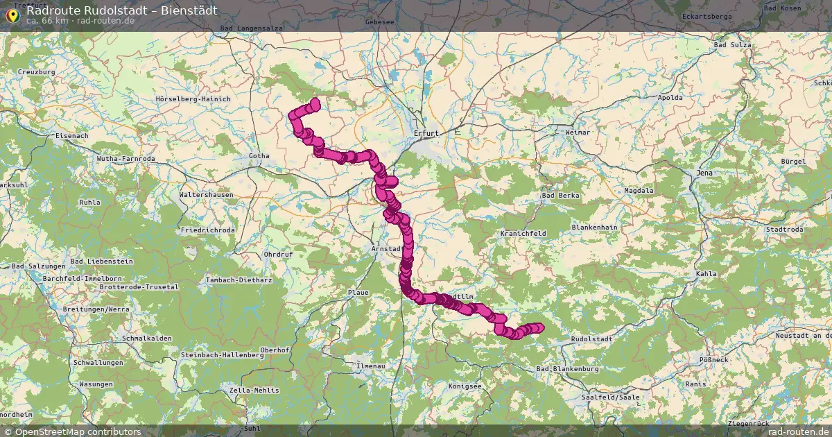 Radtour Rudolstadt – Bienstädt