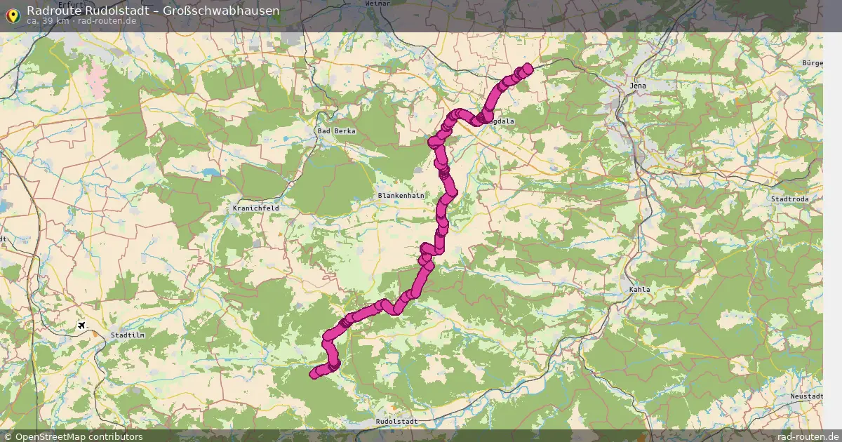 Radtour Rudolstadt – Großschwabhausen