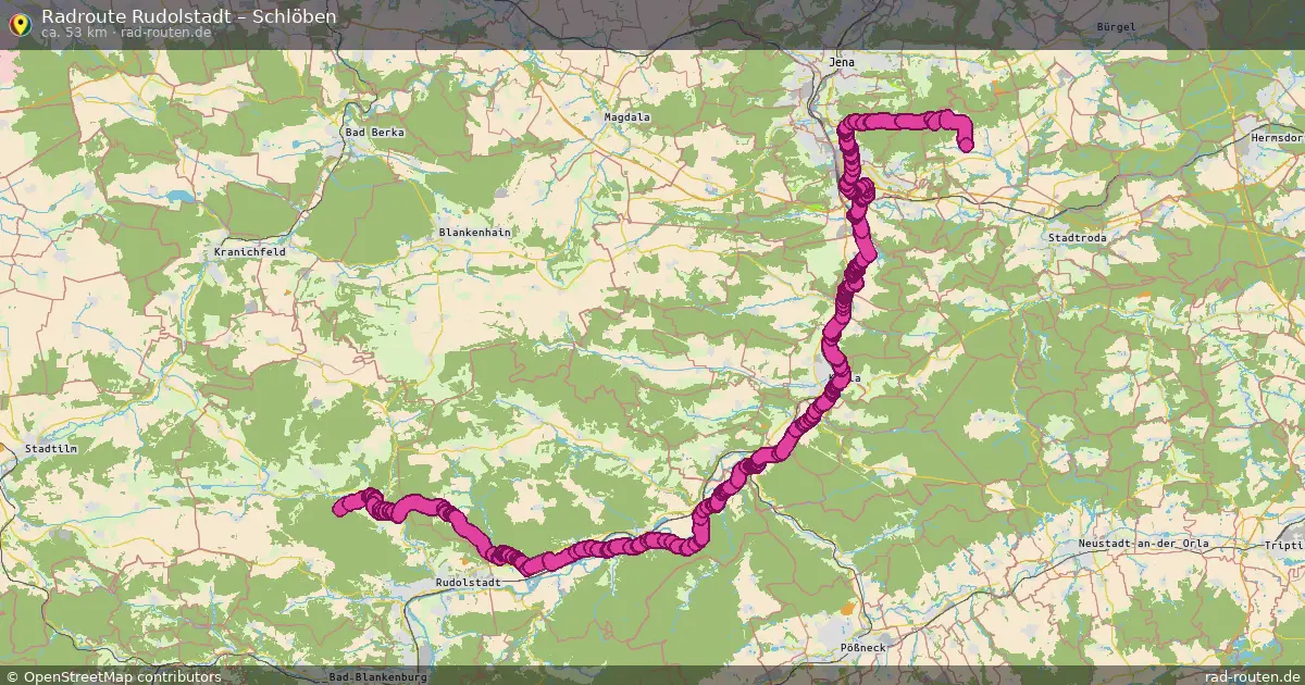 Radtour Rudolstadt – Schlöben