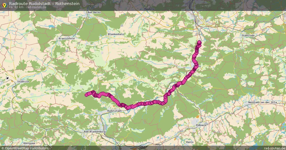 Radtour Rudolstadt – Rothenstein