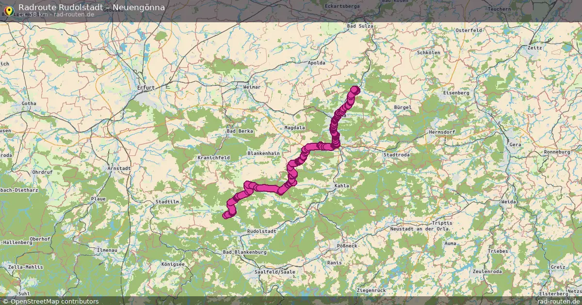 Radtour Rudolstadt – Neuengönna