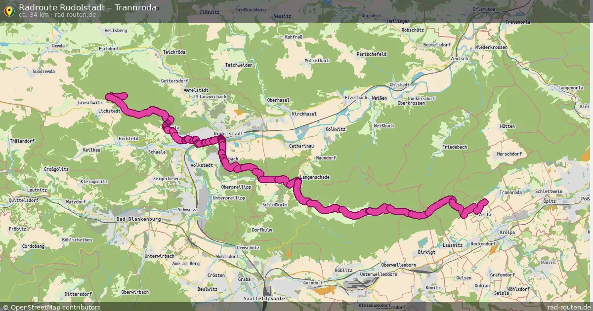 Radtour Rudolstadt – Trannroda