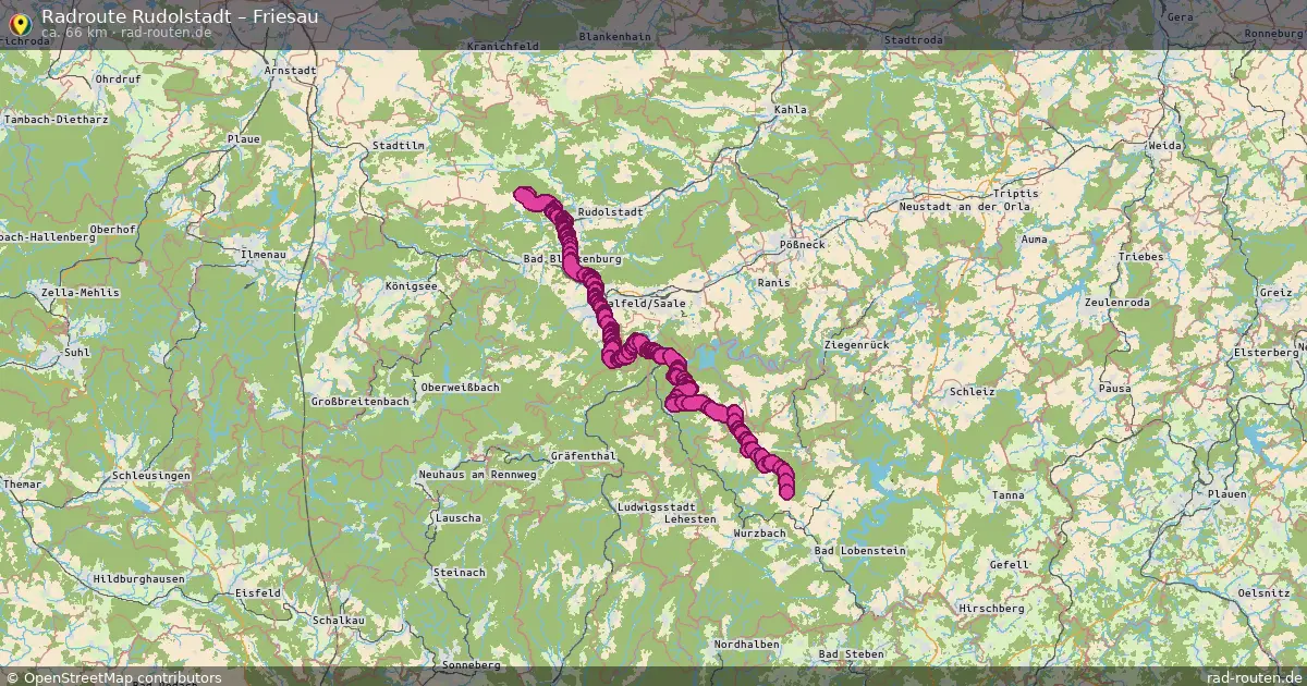 Radtour Rudolstadt – Friesau