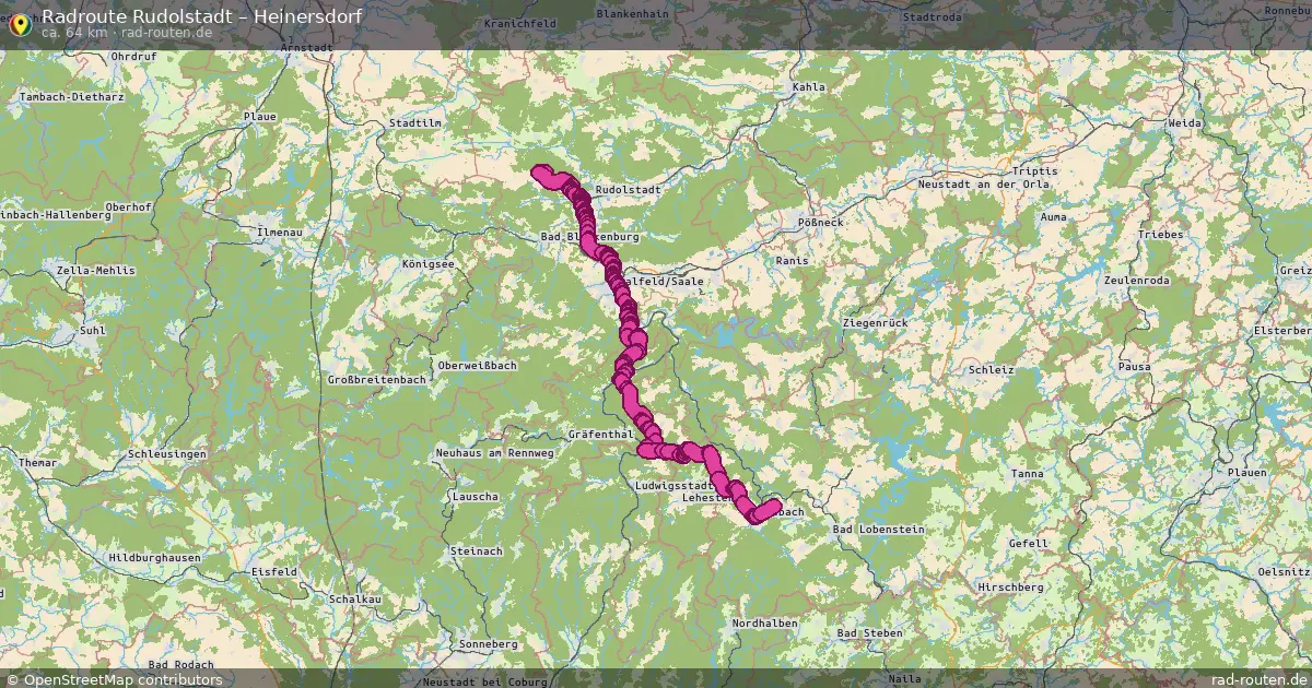 Radtour Rudolstadt – Heinersdorf