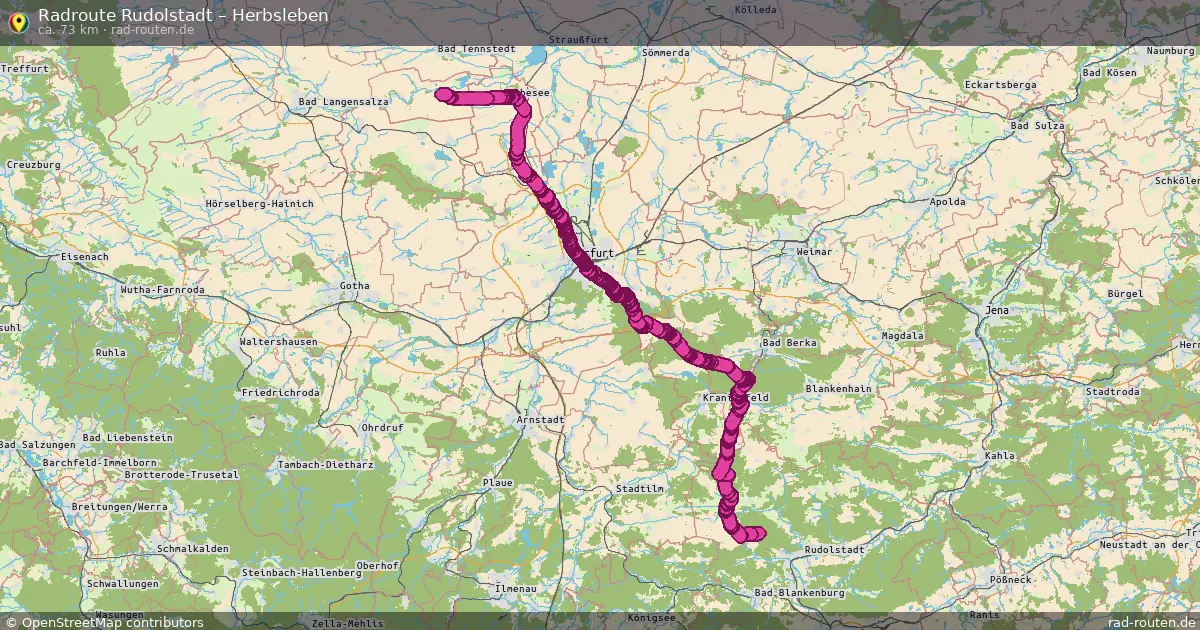 Radtour Rudolstadt – Herbsleben