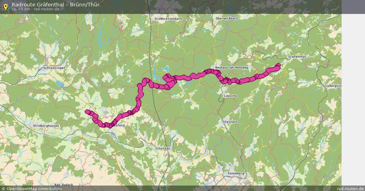 Radtour Gräfenthal – Brünn Thür.