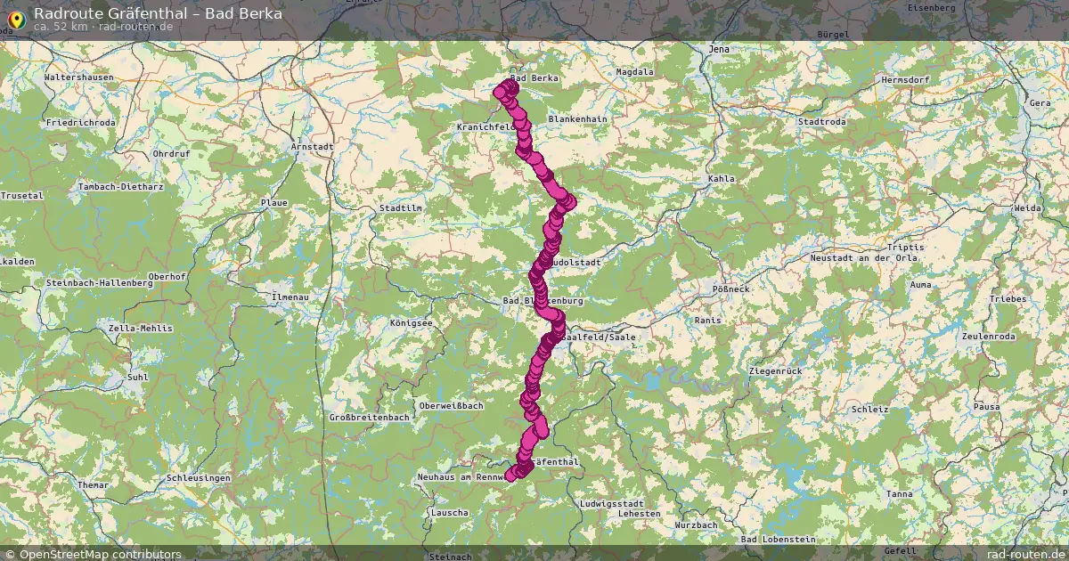 Radtour Gräfenthal – Bad Berka