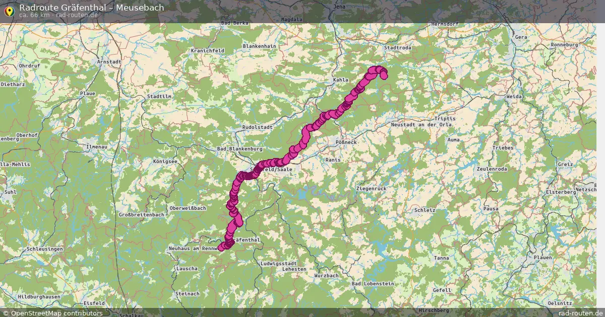 Radtour Gräfenthal – Meusebach