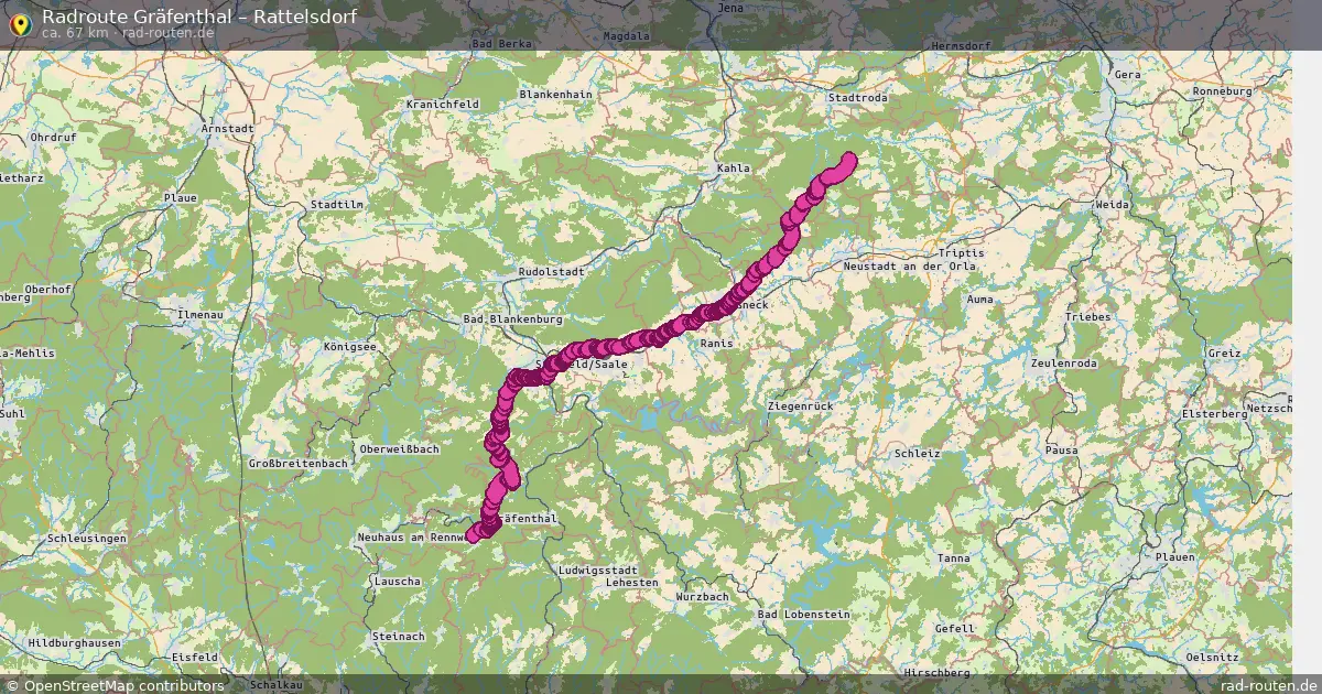 Radtour Gräfenthal – Rattelsdorf