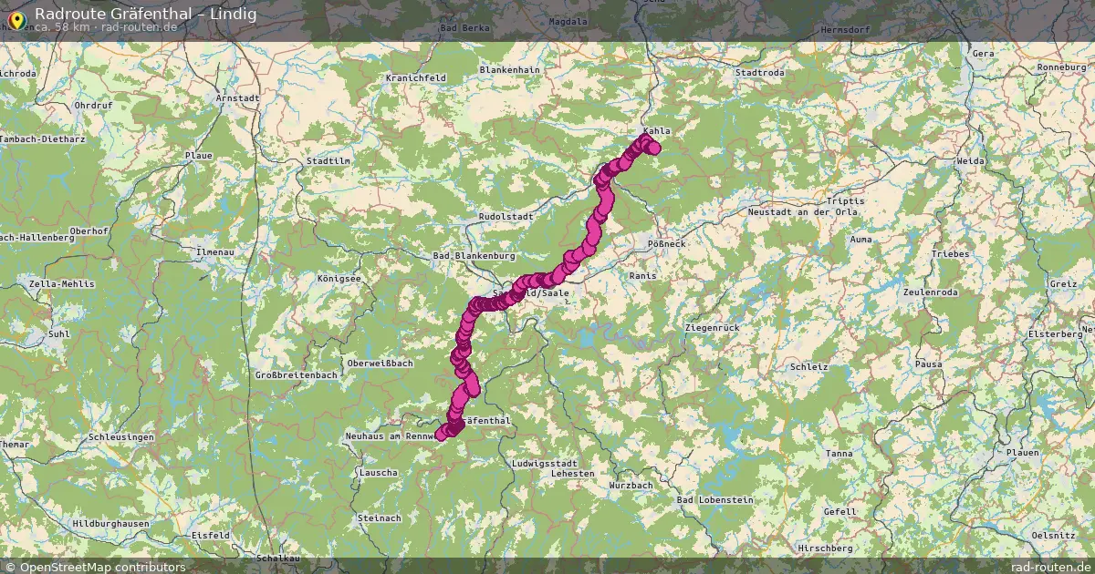 Radtour Gräfenthal – Lindig