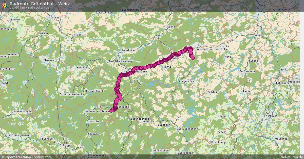 Radtour Gräfenthal – Weira
