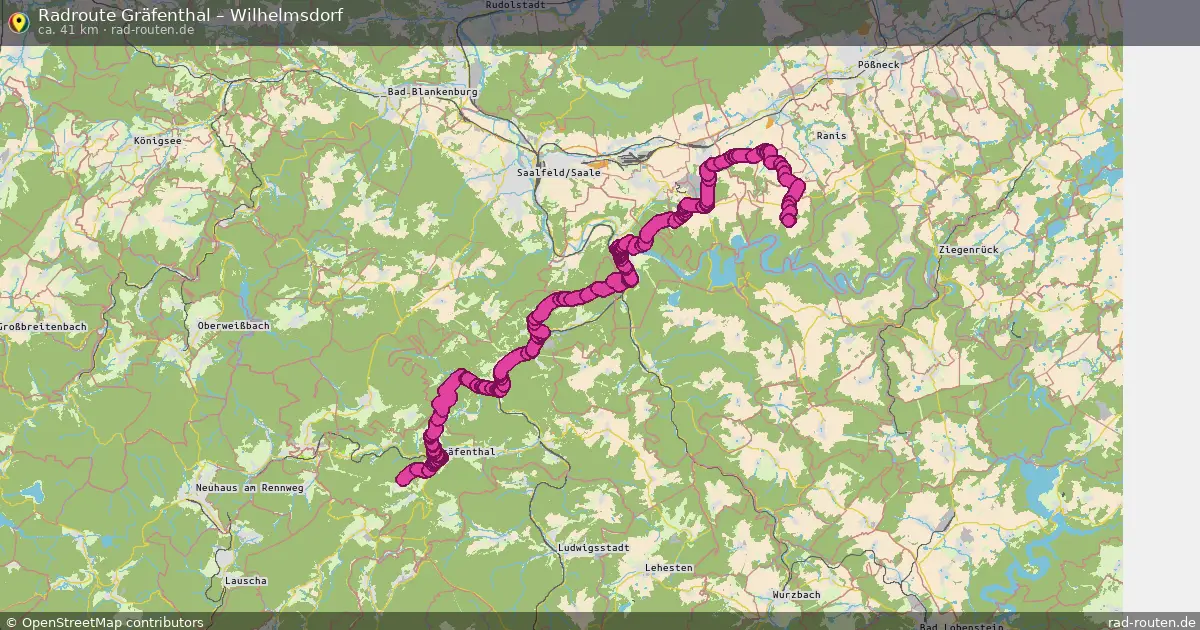 Radtour Gräfenthal – Wilhelmsdorf