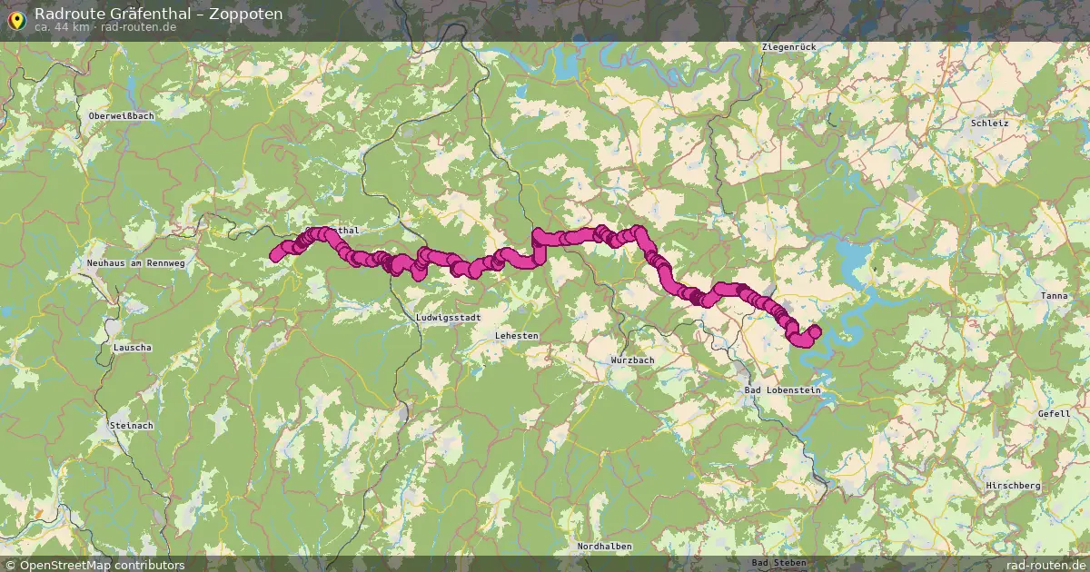 Radtour Gräfenthal – Zoppoten