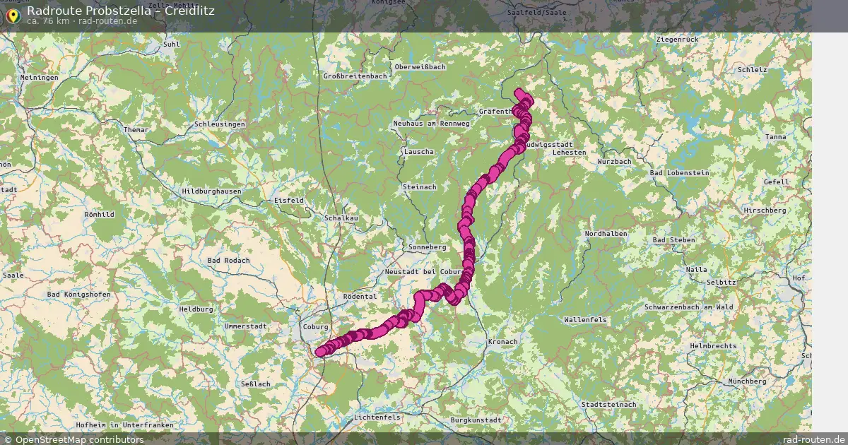 Radtour Probstzella – Creidlitz