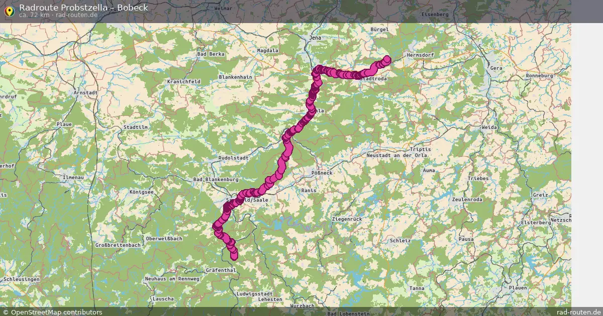 Radtour Probstzella – Bobeck