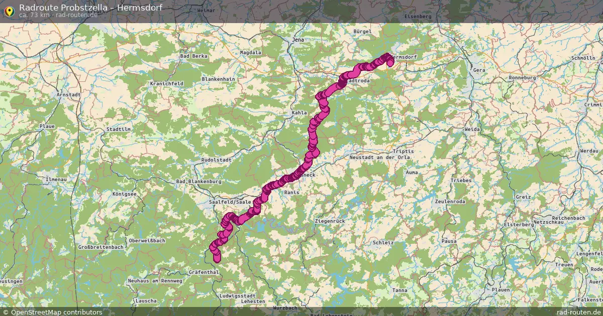 Radtour Probstzella – Hermsdorf