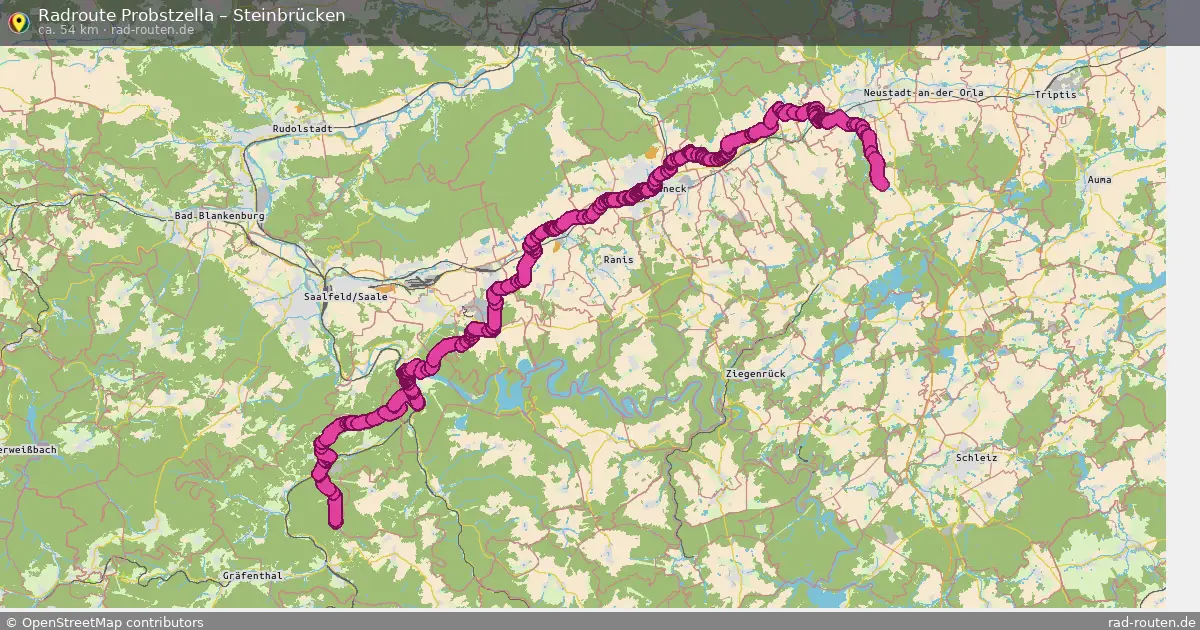 Radtour Probstzella – Steinbrücken