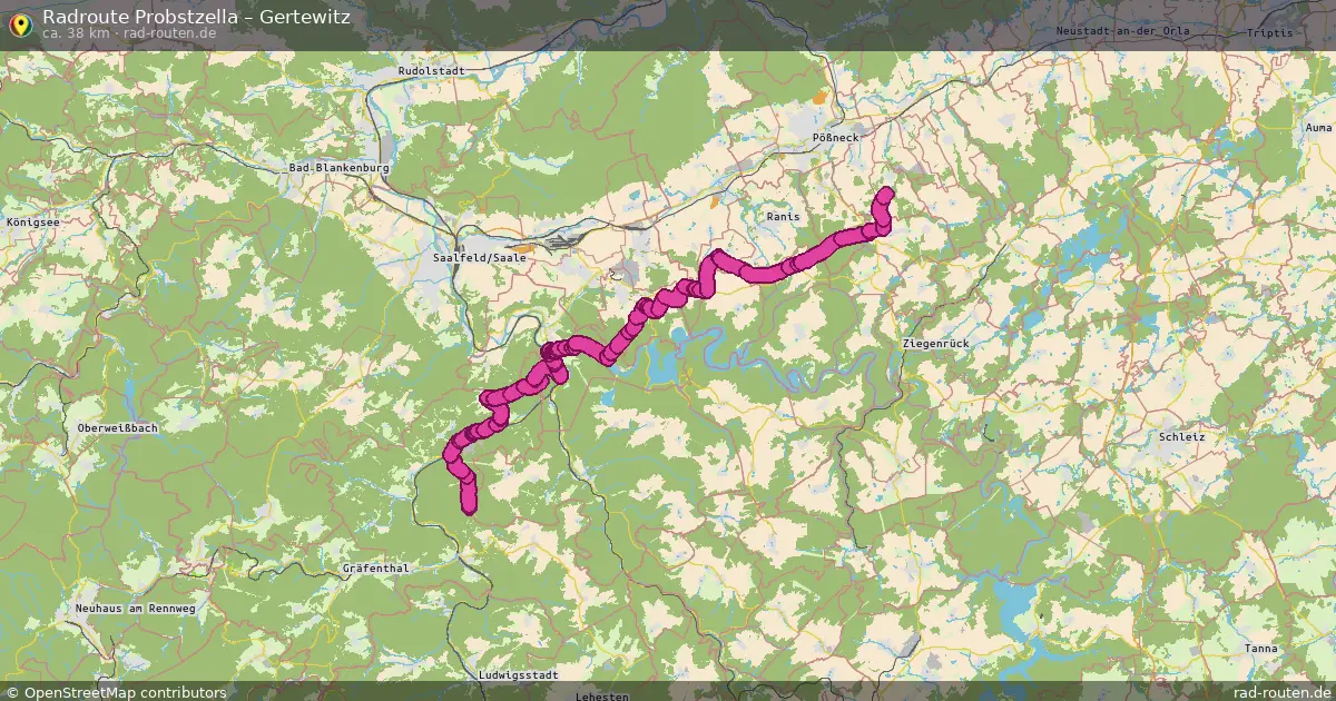 Radtour Probstzella – Gertewitz