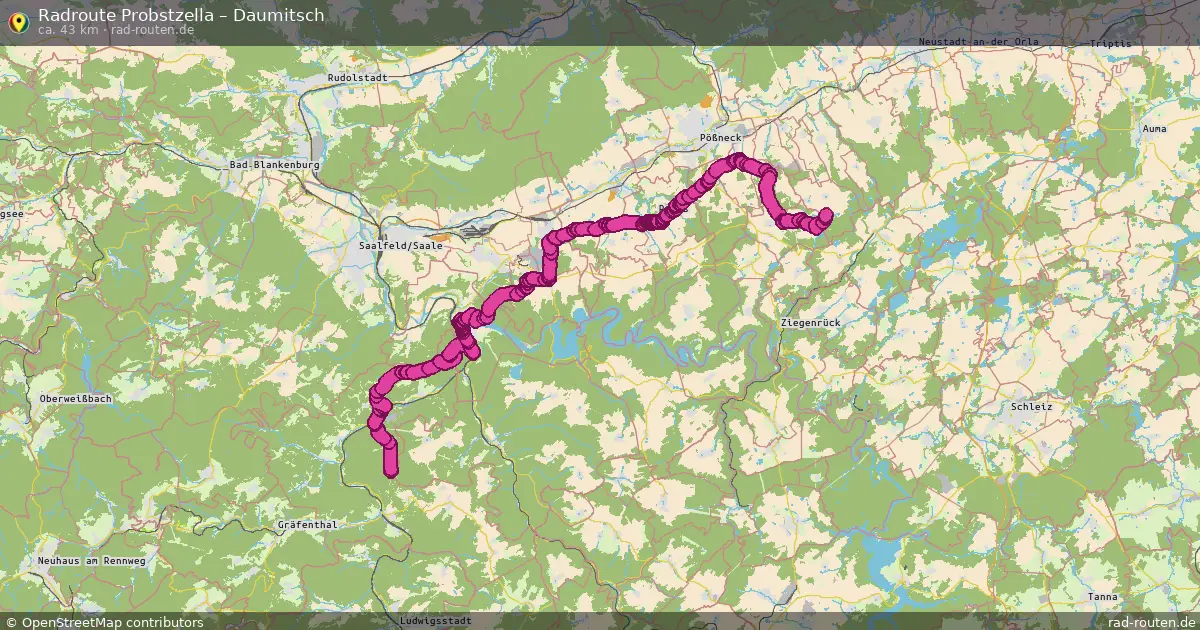 Radtour Probstzella – Daumitsch