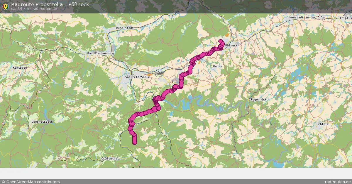 Radtour Probstzella – Pößneck