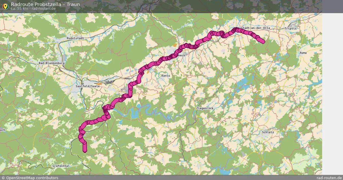 Radtour Probstzella – Traun