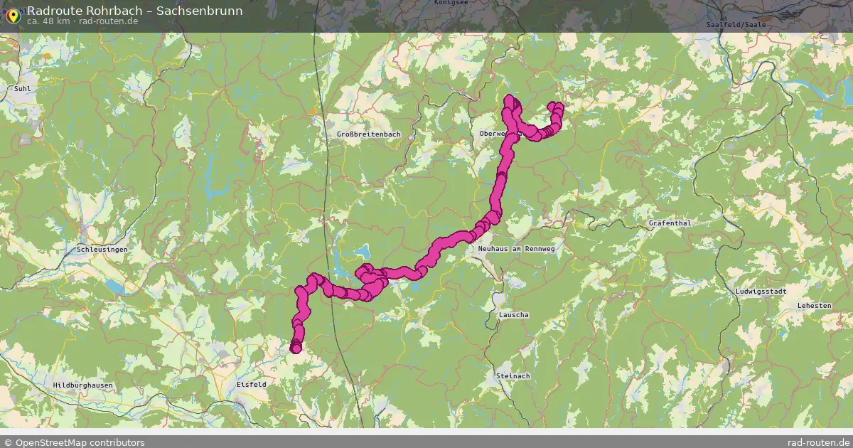 Radtour Rohrbach – Sachsenbrunn