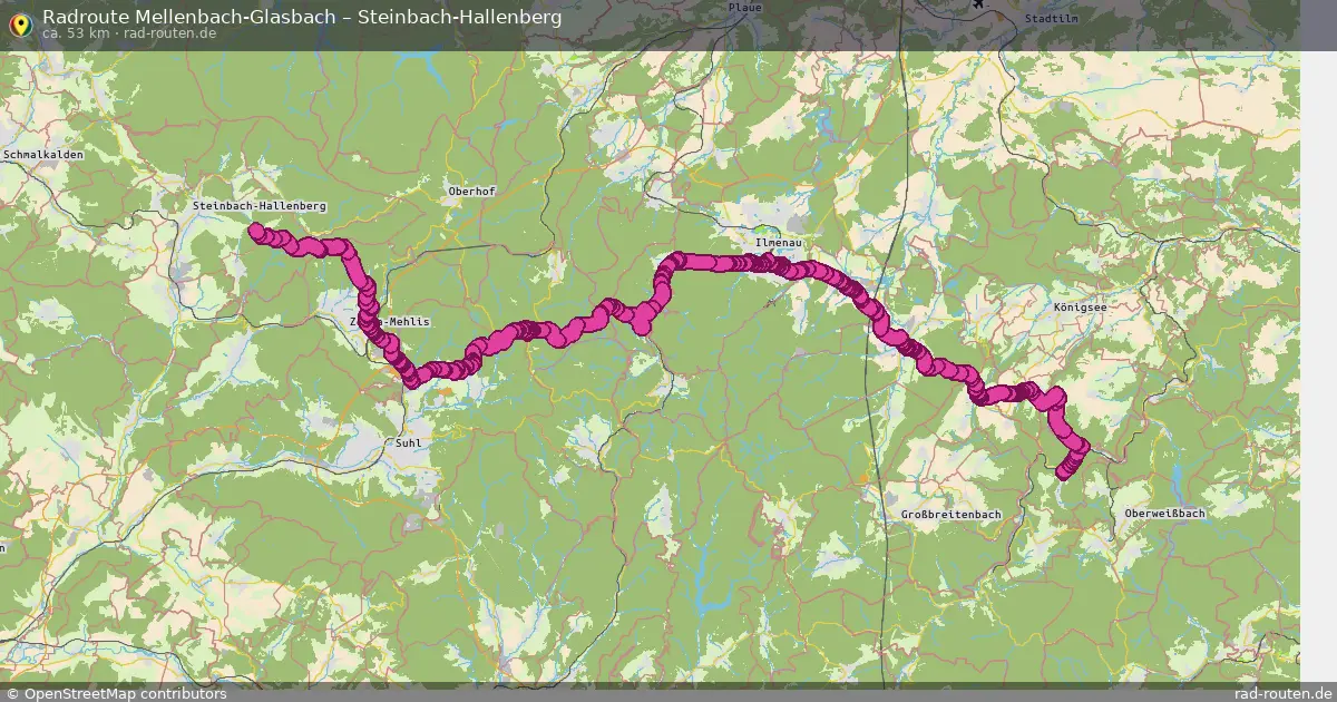 Radtour Mellenbach-Glasbach – Steinbach-Hallenberg