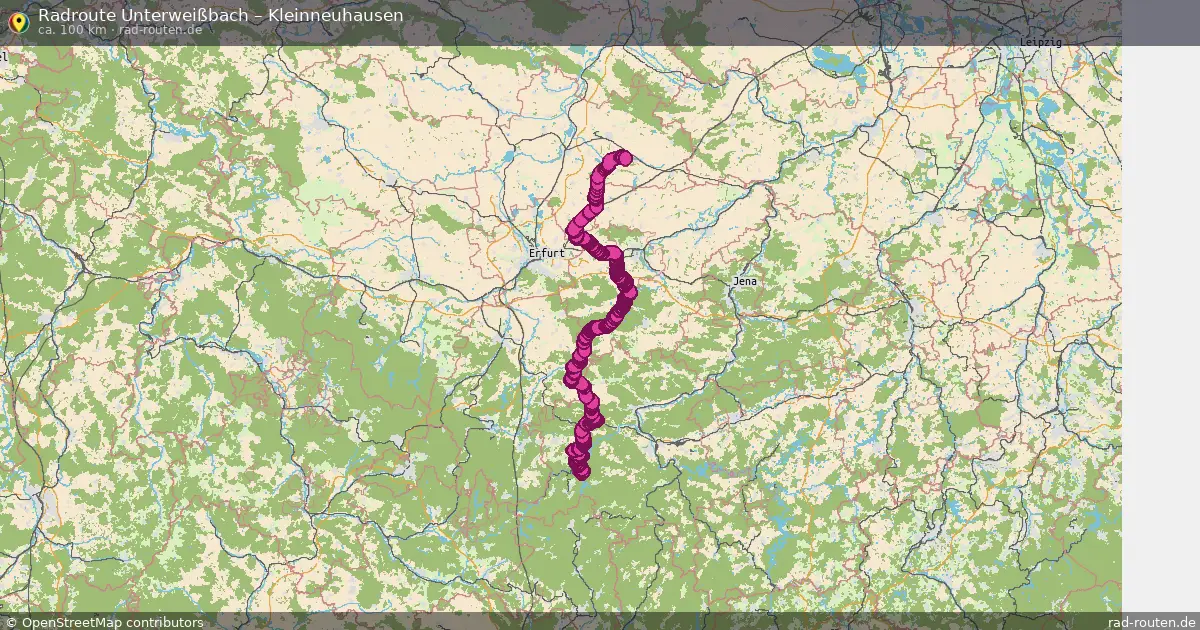 Radtour Unterweißbach – Kleinneuhausen