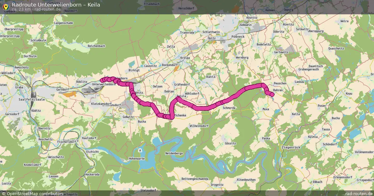 Radtour Unterwellenborn – Keila