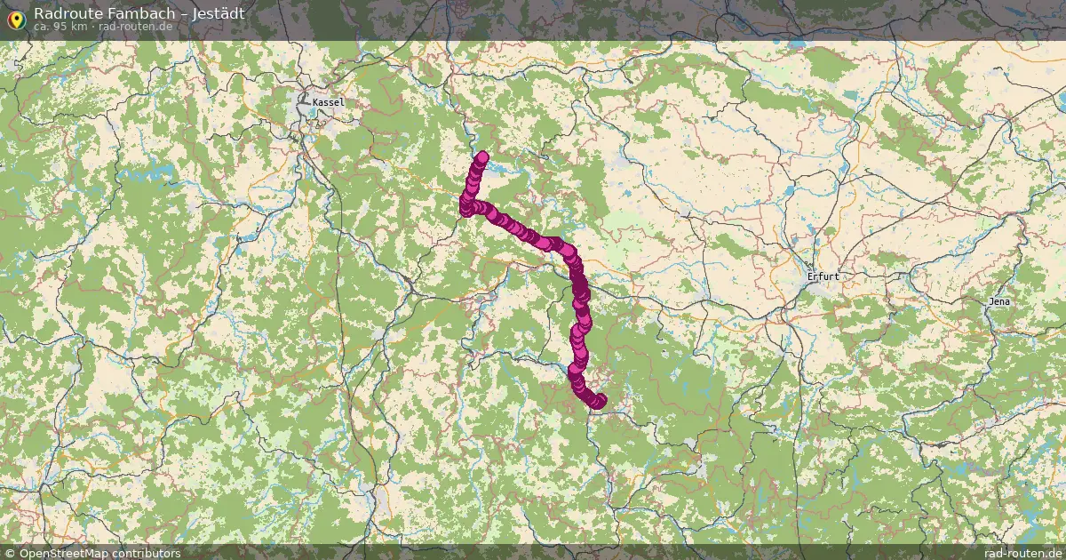 Radtour Fambach – Jestädt