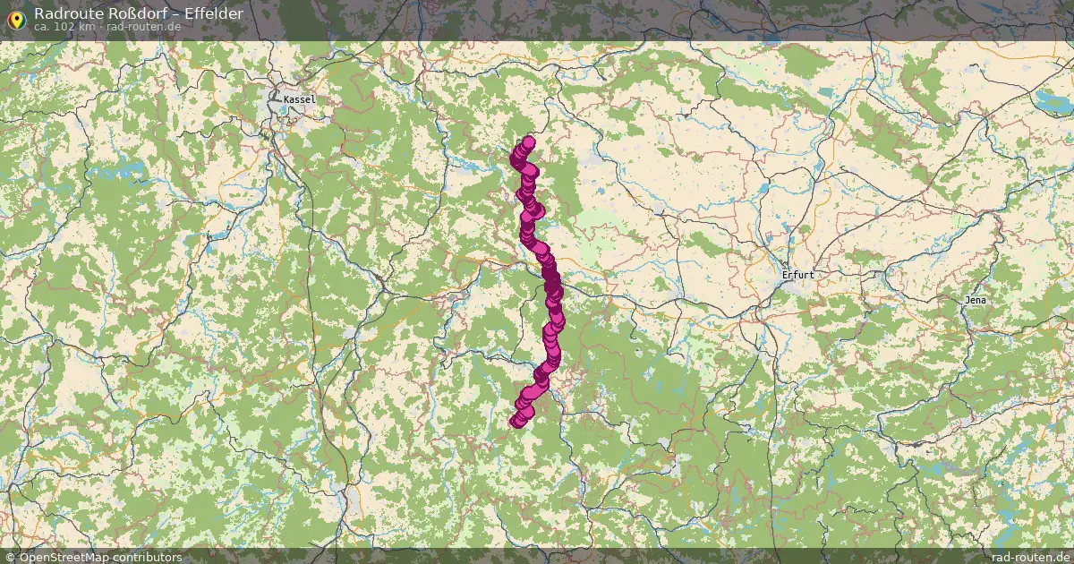 Radtour Roßdorf – Effelder