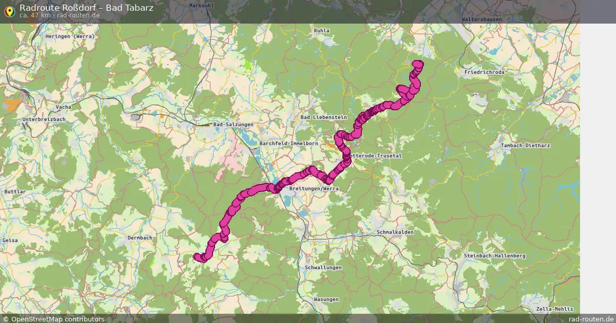 Radtour Roßdorf – Bad Tabarz