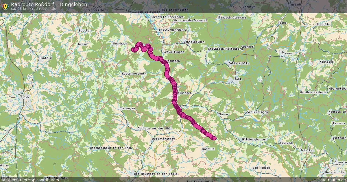 Radtour Roßdorf – Dingsleben