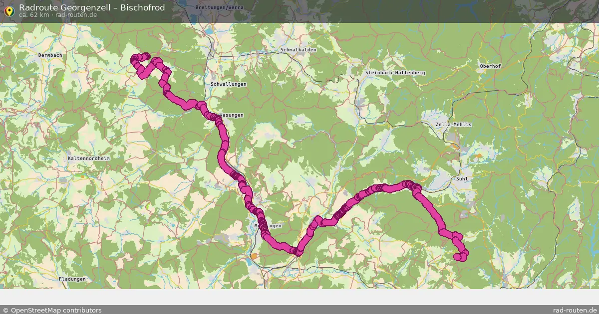 Radtour Georgenzell – Bischofrod
