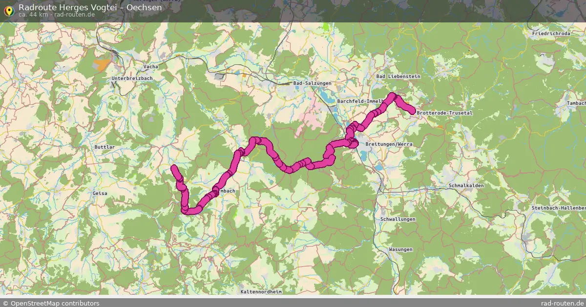 Radtour Herges Vogtei – Oechsen