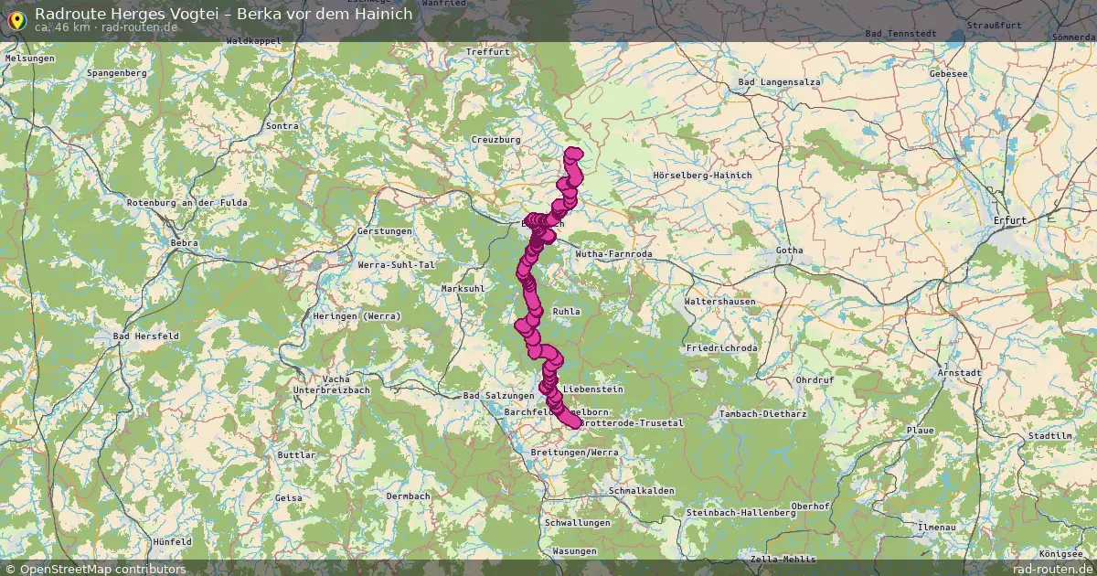 Radtour Herges Vogtei – Berka Vor Dem Hainich